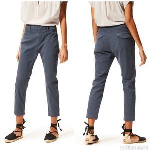 Nili Lotan Tel Aviv Pant Trousers in Worker Blue Size 0